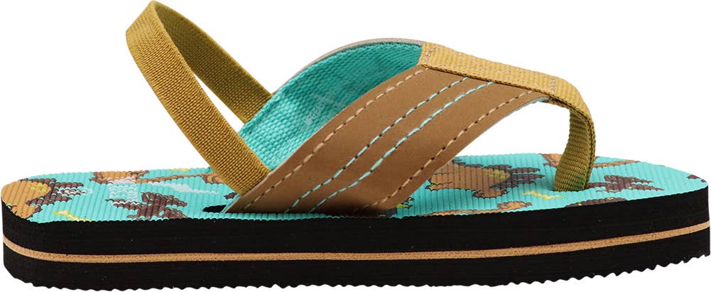 Norty Toddler Flip Flops for Kids Baby Boys Girls Elastic