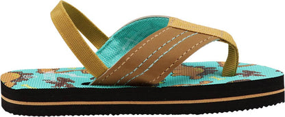 Norty Toddler Flip Flops for Kids Baby Boys Girls Elastic