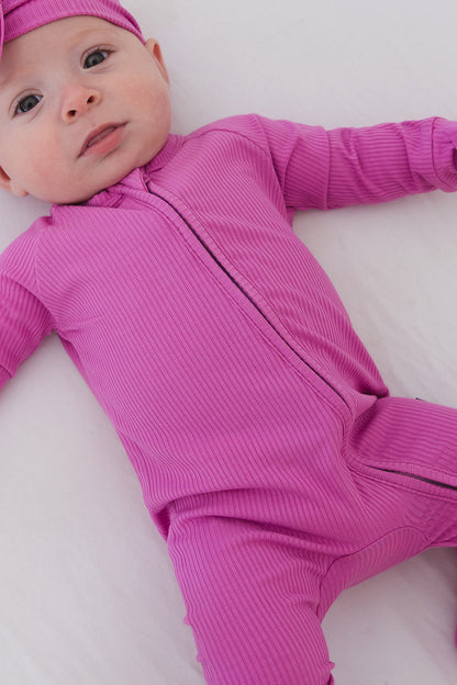 (SOLID, ribbed) Rainbow Royal - Zippy