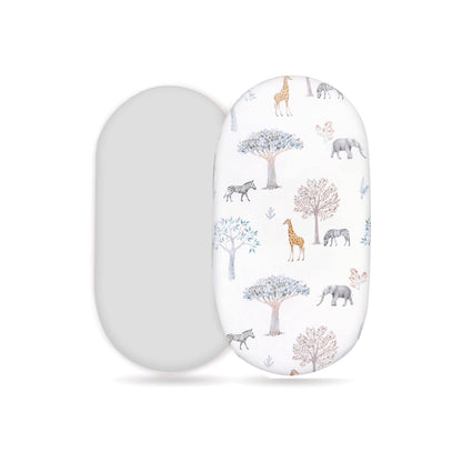 Baby Cradle Fitted Sheet Elastic Printing Baby Caring Table Changing Cover