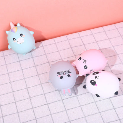 Soft and slow rebound decompression toy