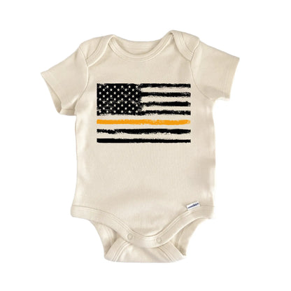 Search and Rescue Thin Orange Line Flag Baby Gift Baby Bodysuit