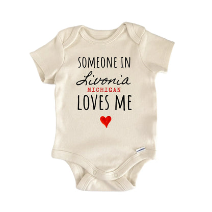 Livonia Michigan Baby Gift Baby Bodysuit