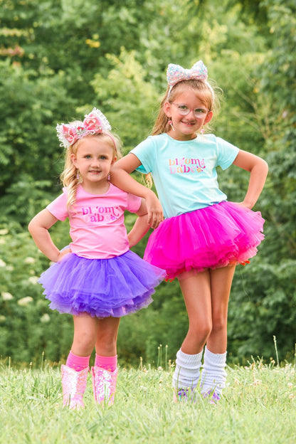 Girls Graphic Tee - Bloom Babe - Pink