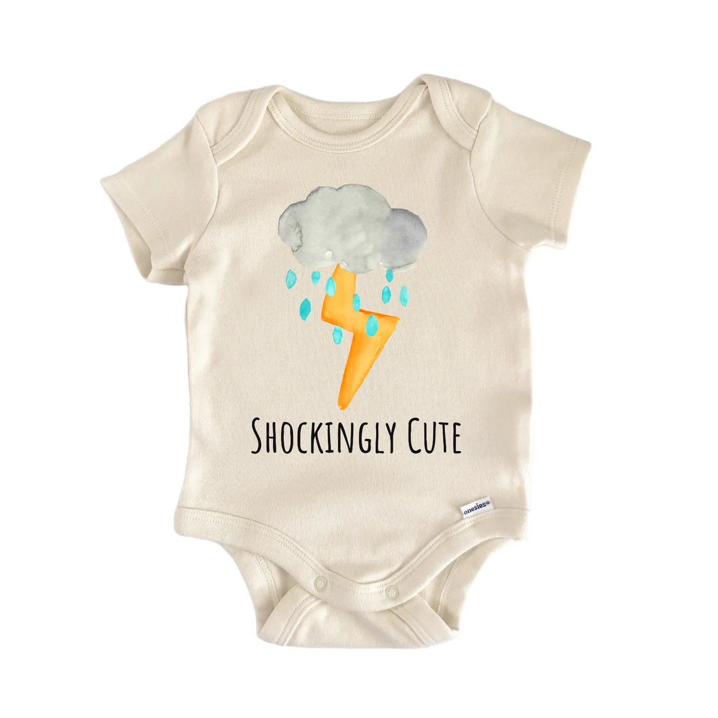 Lightning Weather Meteorology Storm Baby Gift Baby Bodysuit