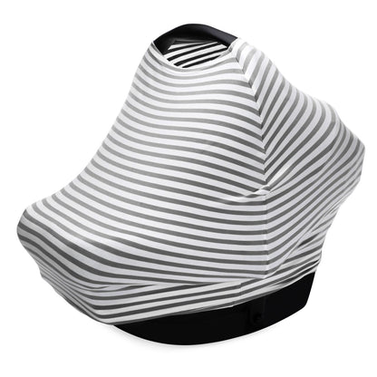Multi-use Cover, Gray/White Stripes