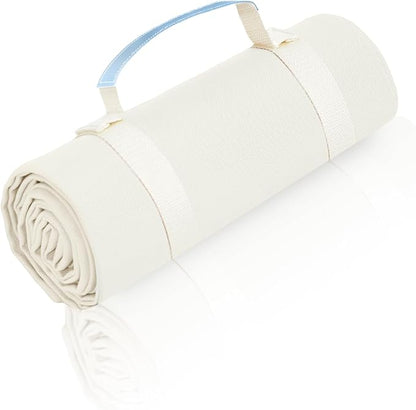 4’9” x 3’3” Compact Minimalist Water Resistant Canvas Mat,Kids/Single Use,Lightweight for Outdoor,Picnic,Beach