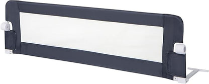 HONEY JOY Bed Rail for Toddlers, 60-Inch Extra Long, Foldable Portable Swing Down Safety Bed Guard Rail, Toddler Bed Rails for Crib, King Queen Full Twin Size Bed Mattress (Gray)