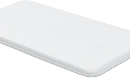 NeoBorn Baby Bassinet Mattress Pad, 47" x 23.6" Dual Sided Comfort Gel Memory Foam Mattress with Removable Soft Tencel Cover Fit for ADOVEL/BabyBond/ANGELBLISS/ELEMARA Bassinet Bedside Crib