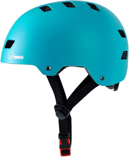 Bike Skateboard Helmet, Adjustable and Multi-Sport for Skate Scooter, 3 Sizes for Adult Youth Kids Toddler