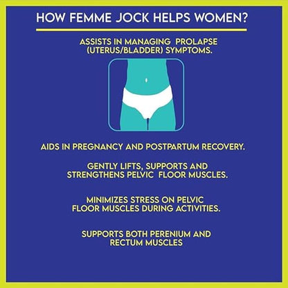 Patented Women’s Pelvic Floor Orthotic Support Belt ― Uterus Pain Relief Girdle for Prolapsed Bladder, Vulvar Varicosities, Postpartum Recovery, SPD | Low Waist - Black (XL)