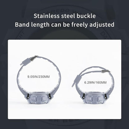 Kids Watch,Boys Watch for 3-15 Year Old Boys,Digital Sport Outdoor Multifunctional Chronograph LED 50 M Waterproof Alarm Calendar Analog Watch for Children with Silicone Band,Kids Gift