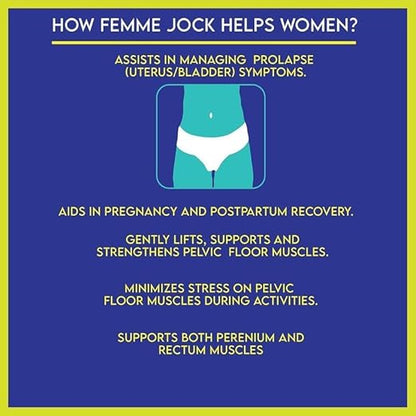 Women's Pelvic Support Belt - Uterus & Bladder Girdle | Postpartum Recovery, Pain Relief | High Waist Beach Sand (Large)