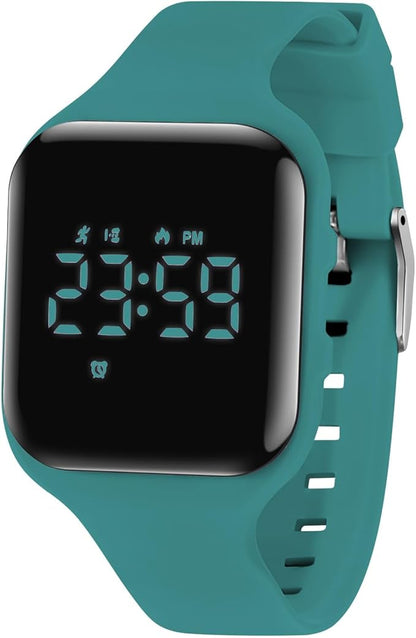Kids Watches for Girls Boys Digital Sport Watch with Step Counter Pedometer Vibration Alarm Clock, No App Waterproof Fitness Tracker Kids Watch Boys Girls Teens Students Ages 5-16