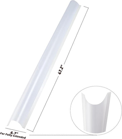 2PCS Child Proofing Door Finger Pinch Protector Clear Door Jam Shield for Child Safety Finger Pinch Guard Hinge Protectors for Kids/Pet