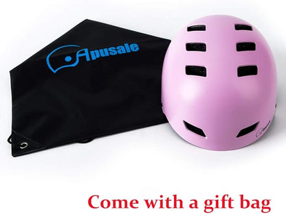 Bike Skateboard Helmet, Adjustable and Multi-Sport for Skate Scooter, 3 Sizes for Adult Youth Kids Toddler
