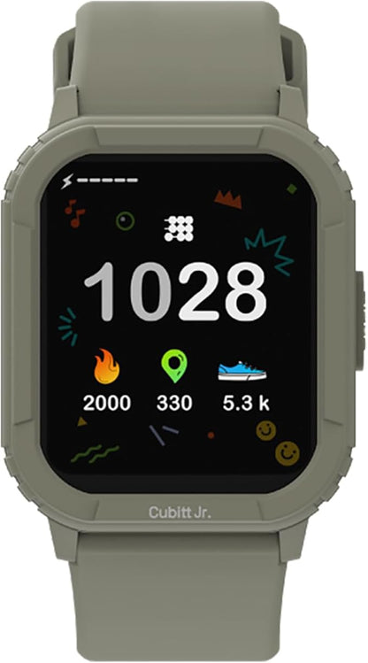 Cubitt Jr Smart Watch Fitness Tracker for Kids and Teens, with Games, Step Counter, Sleep Monitor, Heart Rate Monitor, Activity Tracker, Good Habits Alarms, 1.52" Touch Screen, IP68 Waterproof
