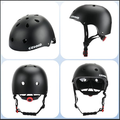Kids Bike Helmet,Toddler Skateboard Helmets for Ages 2-3-5-8-14 Years Boys Girls，Adjustable Multi-Sport Bicycle Skateboarding Football Roller Skating Scooter Rollerblade Balance Bike Helmet