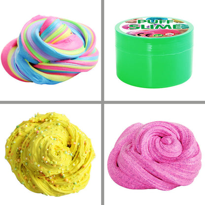 Cotton PUFF SLIME DIY slime mud clay mud stabby decompression vent toys factory outlet