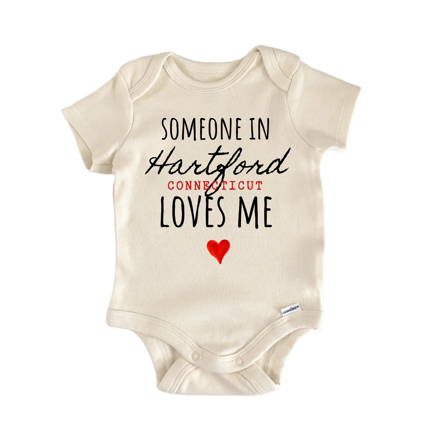 Hartford Connecticut Baby Gift Baby Bodysuit