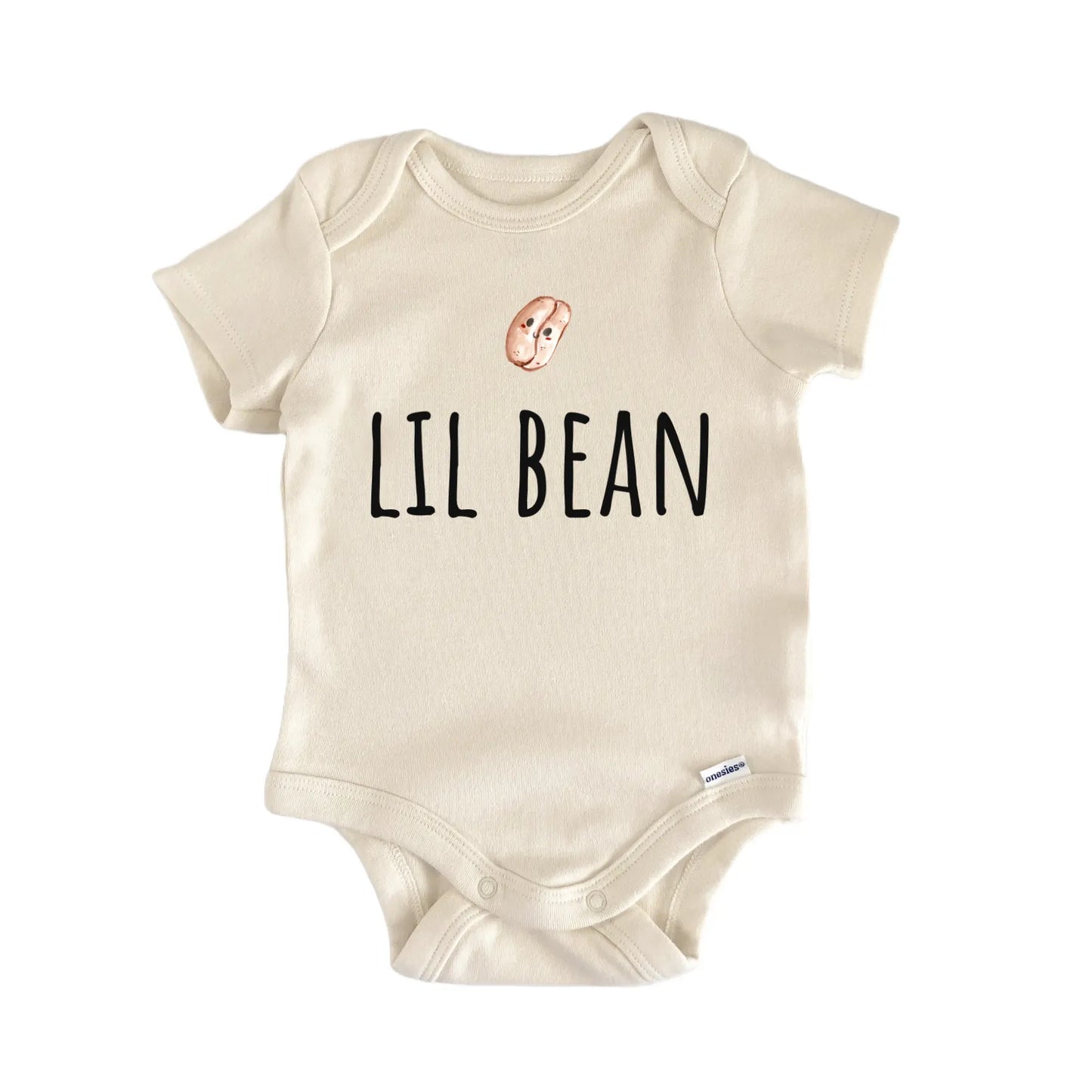 Lil Bean Coffee Espresso Tiny Baby Gift Baby Bodysuit