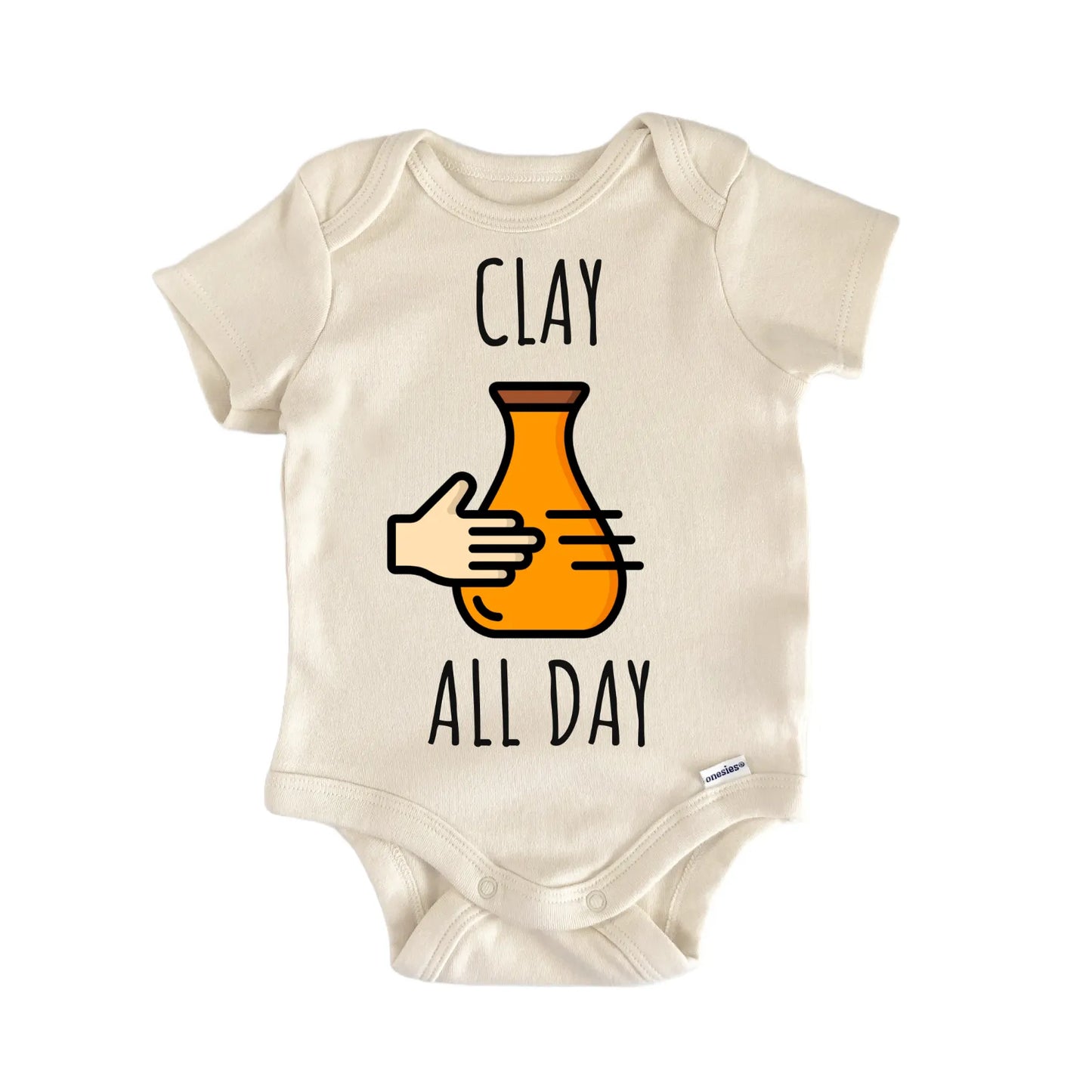 Pottery Making Clay Ceramic Baby Gift Baby Bodysuit
