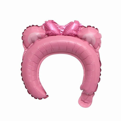 Aluminum film balloon push mobile headdress