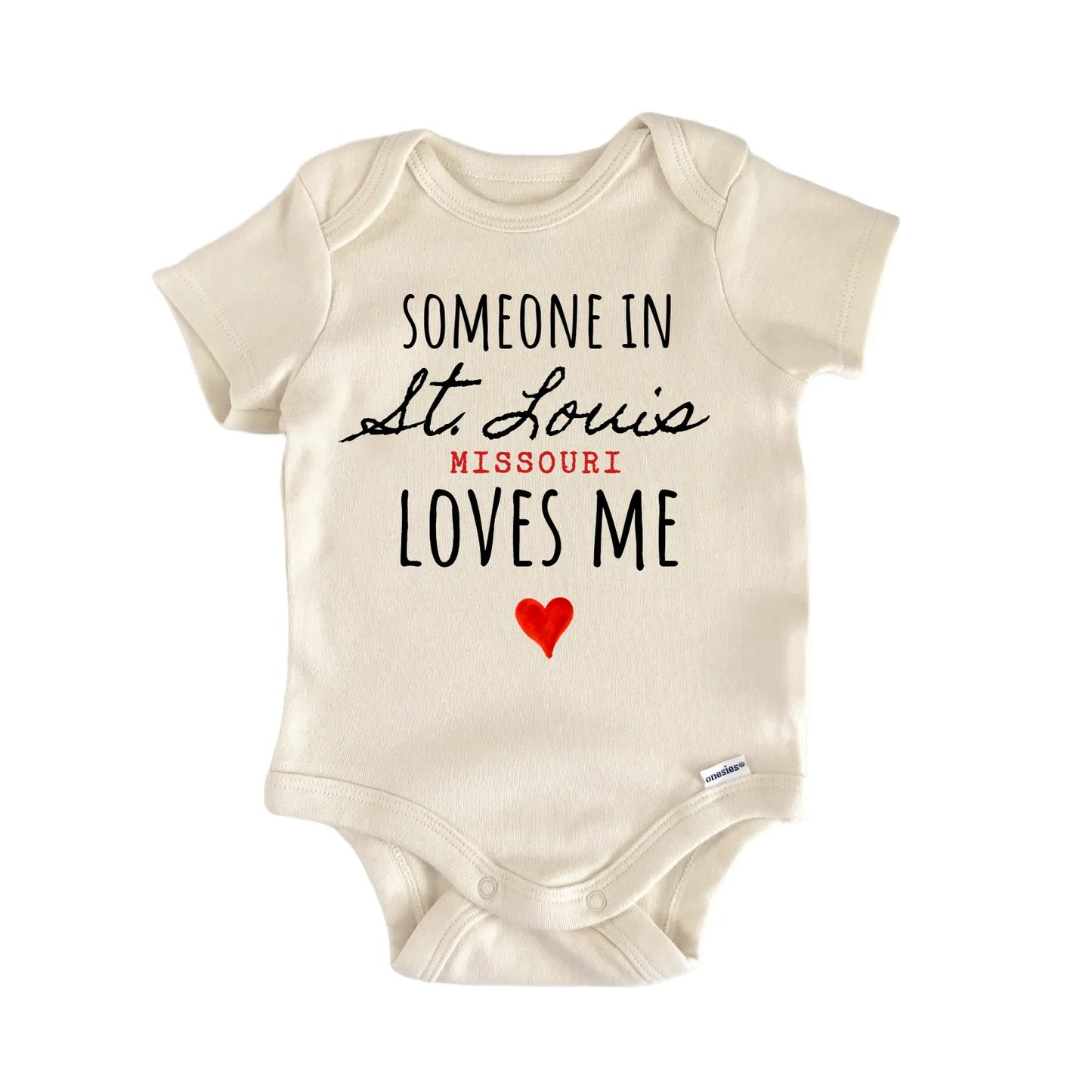 St Louis Missouri Baby Gift Baby Bodysuit