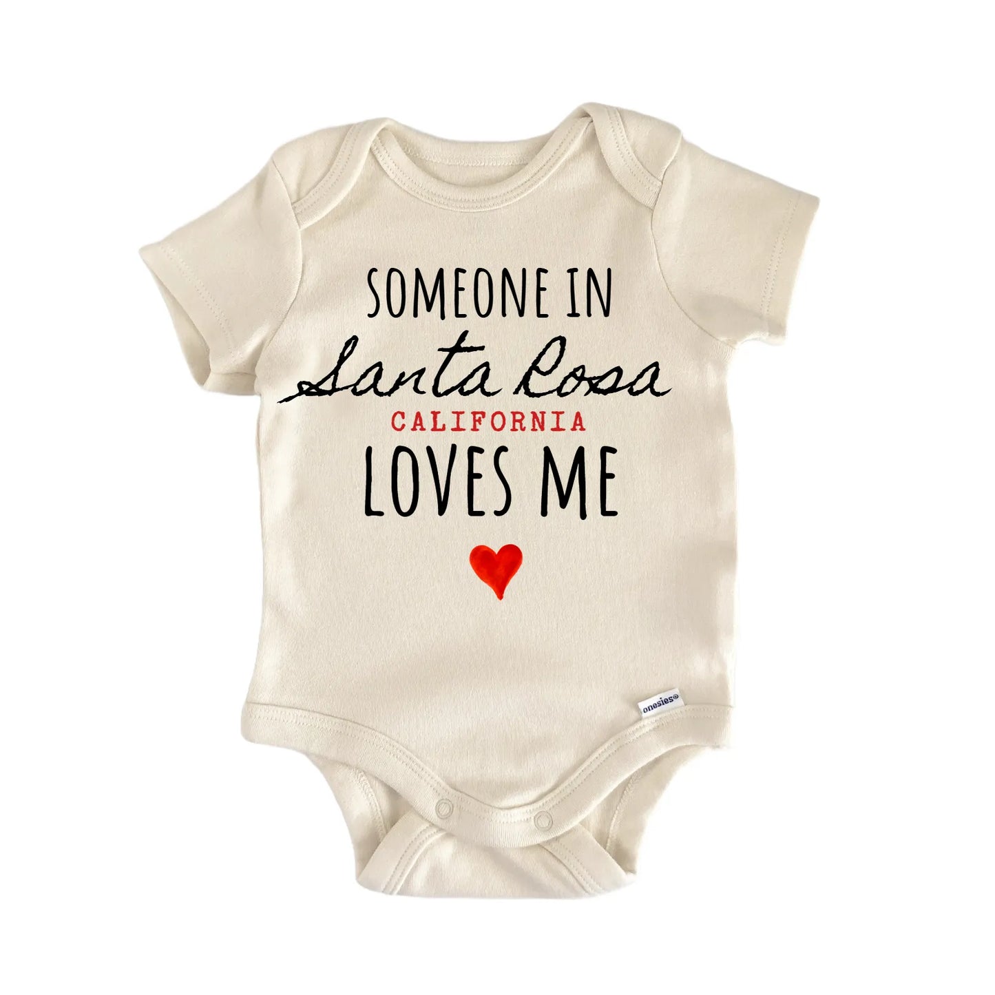 Santa Rosa California Baby Gift Baby Bodysuit