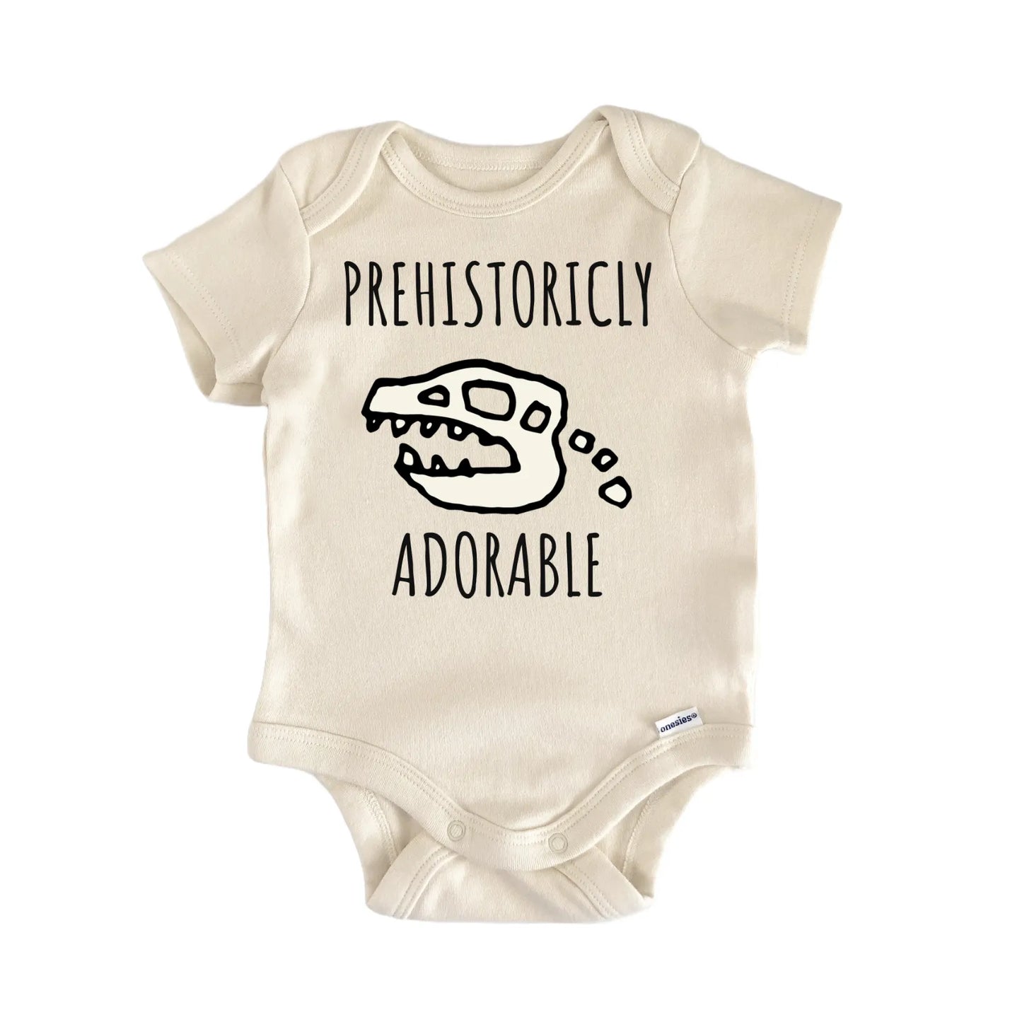 Prehistoric Dinosaur Jurrasic Museum Baby Gift Baby Bodysuit