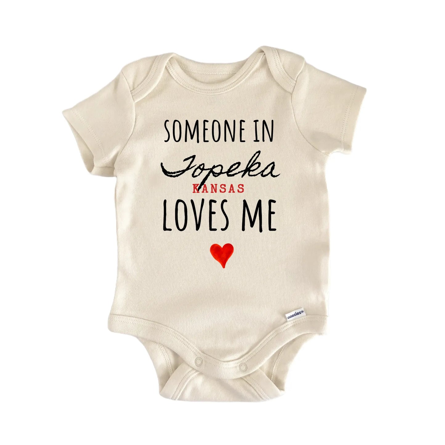 Topeka Kansas Baby Gift Baby Bodysuit