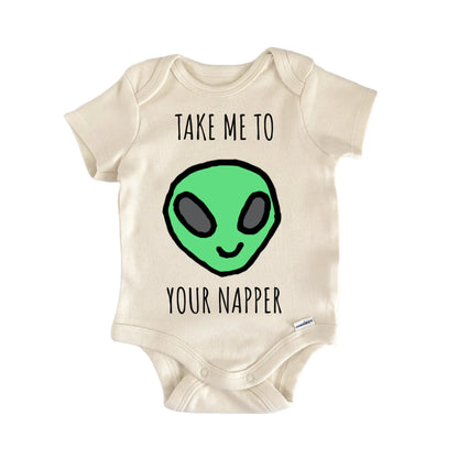 Alien Ufo Nap Space Infant Gift Baby Bodysuit