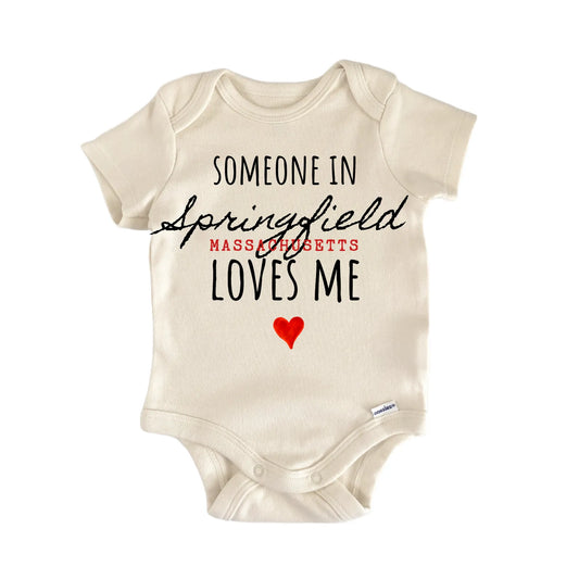 Springfield Massachusetts Baby Gift Baby Bodysuit