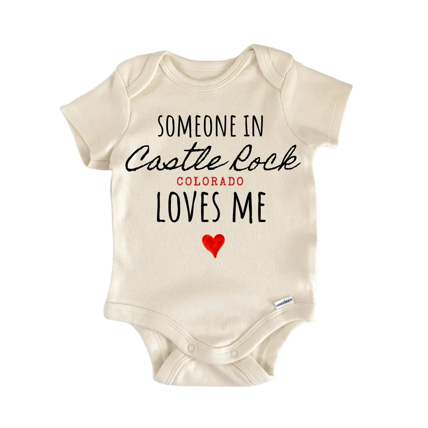Castle Rock Colorado Baby Gift Baby Bodysuit