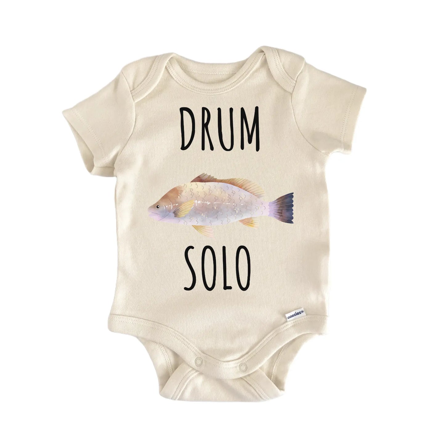 Freshwater Drum Fish Baby Gift Baby Bodysuit