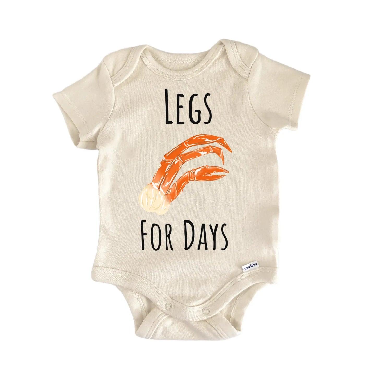 Snow Crab Legs Seafood Baby Gift Baby Bodysuit