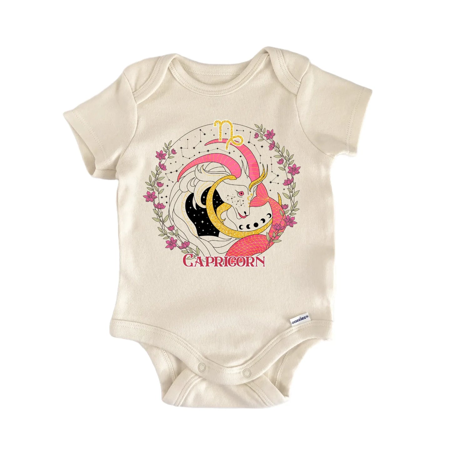 Capricorn Astrology Zodiac Signs Baby Gift Baby Bodysuit
