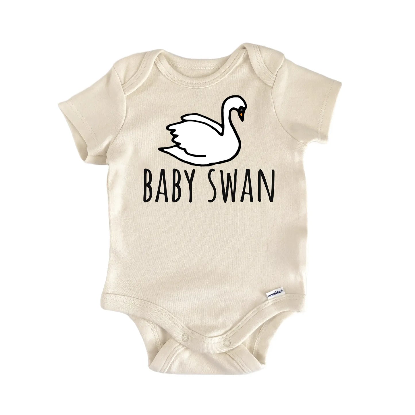 Swan Birdwatching Baby Gift Baby Bodysuit
