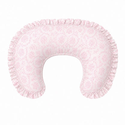 Pink Chinoiserie Ruffle Nursing Pillow Cover