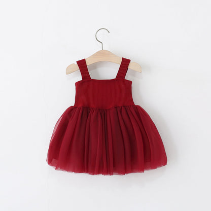 Trendy Children's Clothing Girls' Sleeveless One-piece Dress Summer