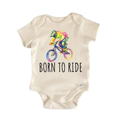 Mountain Bike Ride Bicycle Baby Gift Baby Bodysuit