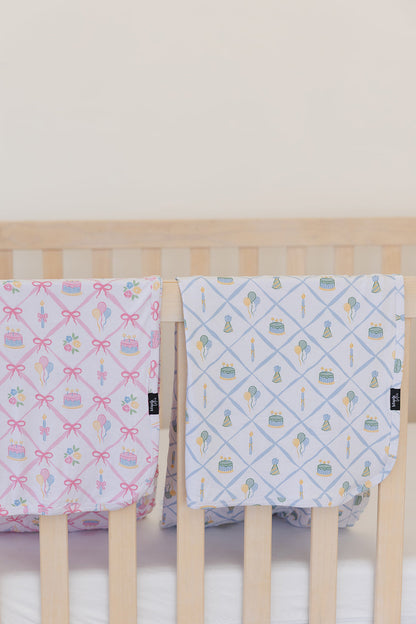 (PINK) Birthday - Lightweight Blanket
