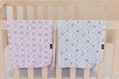 (PINK) Birthday - Lightweight Blanket