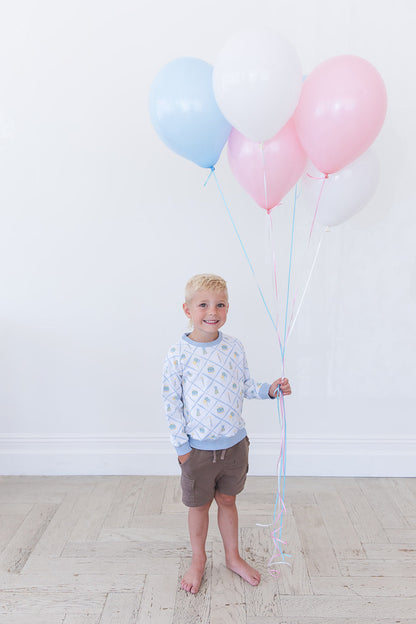(BLUE) Birthday - Define Terry Sweatshirt