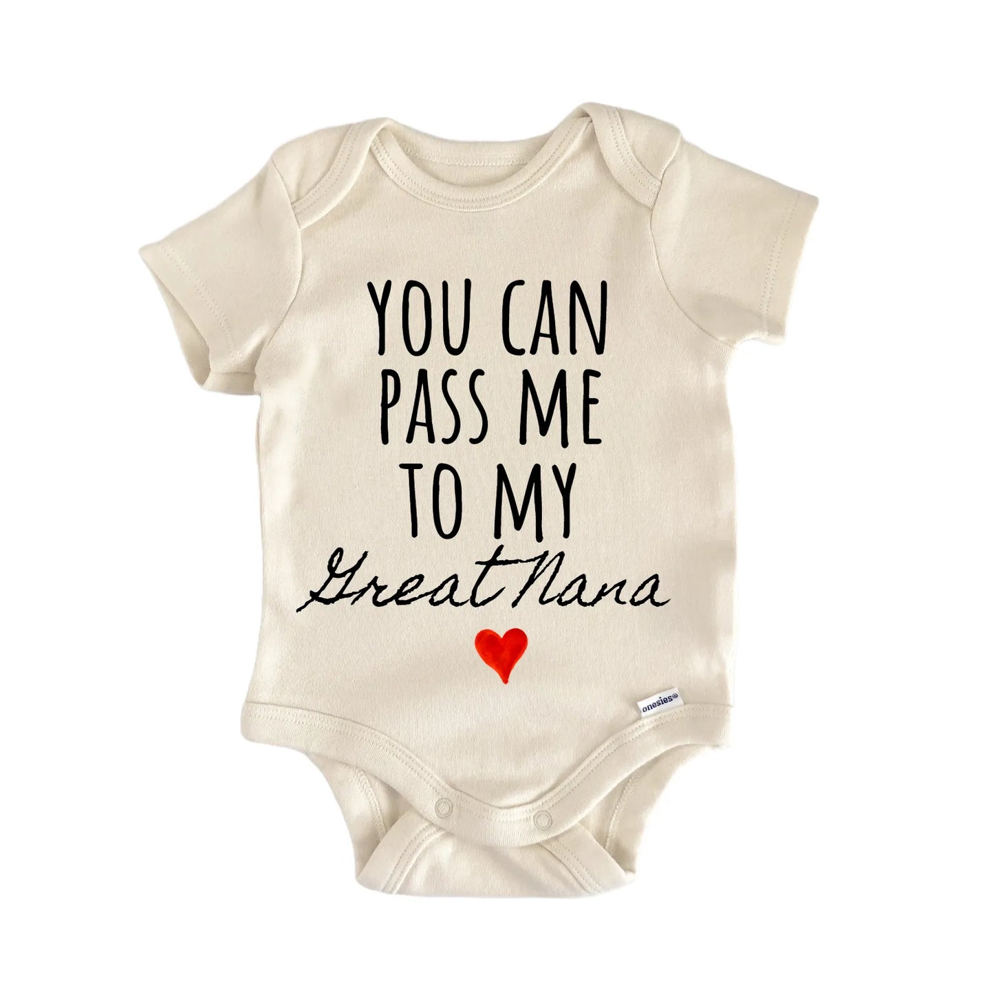 Great Nana Announcement Baby Gift Baby Bodysuit
