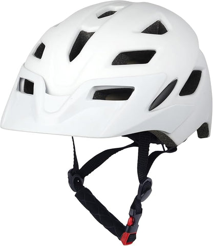 Kids Bike Helmet, Youth Toddler Boys Girls Helmets, 2 Size Adjustable for Ages 2-3-5-8-14 Years, Child Helmet with Visor and LED Light, Lightweight Multi-Sport Bicycle Scooter Cycling Helmets