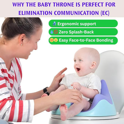 Pediatrician-Approved Squat Position for Easier Pooping & Elimination Communication (EC) | 7-in-1 Potty Training Seat | Includes Footrest, Step Stool & Toddler Toilet Seat | Reduces Diaper Waste