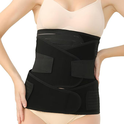 3 in 1 Postpartum Belly Band Post Partum for Women Abdominal Binder Surgery C Section Recovery Stomach Belly Wrap Belt