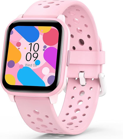 Kids Smart Watch Girls Boys, Smart Watch for Kids Gifts for 4-16 Years Old with Sleep Mode 19 Sports Mode Pedometer Birthday Gift for Boys Girls
