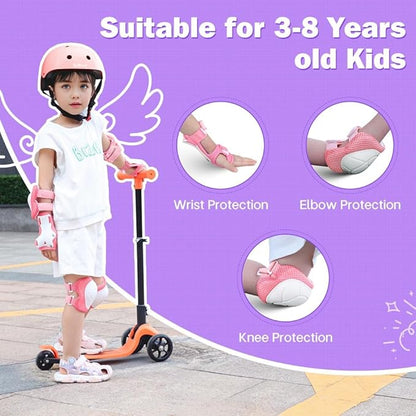 Kids Helmet, Toddler Adjustable Kids Ages 3-8 Years Old Boys Girls Multi-Sports Safety